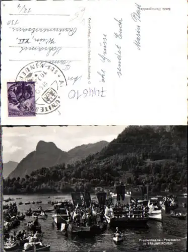 744610 Traunkirchen Fronleichnam-Prozession Boote pub Cosy 231a