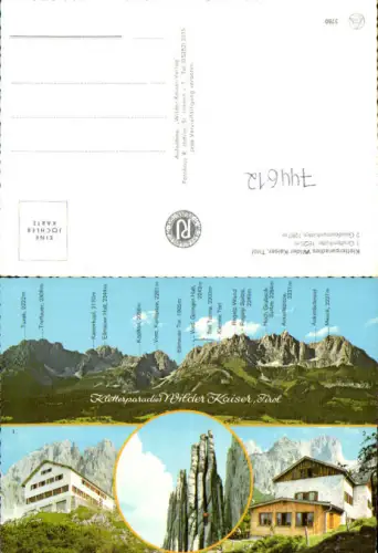 744612 Mehrbild AK Kletterparadies Wilder Kaiser Gruttenhütte Gaudeamushütte Ellmau i. Tirol