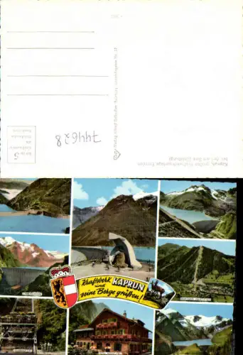 744628 Mehrbild AK Kaprun b. Zell a. See Kraftwerk Limbergsperre Kesselfall Schrägaufzug