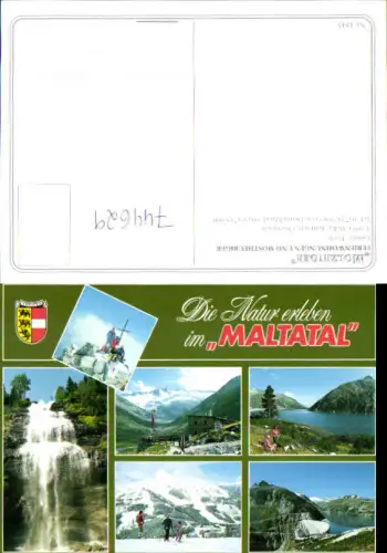 744629 Mehrbild AK Malta Kärnten Maltatal Waserfall Wintersport