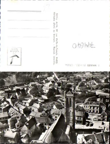 744640 Foto AK Luftbild Maules L Eglise Kirche France