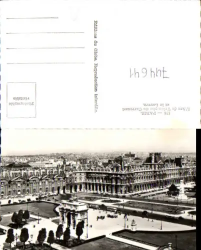 744641 Foto AK Paris L Arc de Triomphe du Carrousel et le Louvre France