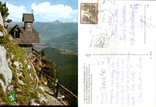 744650 Stoderzinken m. Blick auf Gröbming Ennstal Friedenskirchlein
