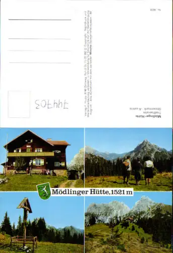 744703 Mehrbild AK Johnsbach Mödlinger Hütte Treffneralm Wegkreuz