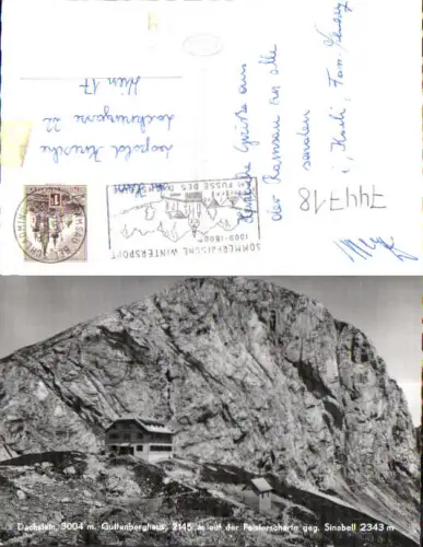 744718 Foto AK Ramsau a. Dachstein Guttenberghaus auf der Feisterscharte geg. Sinabell