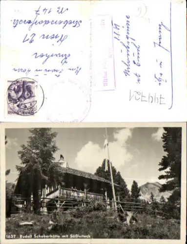 744721 Foto AK Rudolf Schoberhütte mit Süßleiteck Krakauhintermühlen Krakau Steiermark