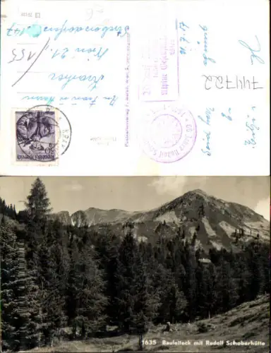 744722 Foto AK Bauleiteck mit Rudolf Schoberhütte Krakau Steiermark Krakauhintermühlen