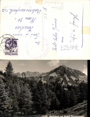 744727 Foto AK Bauleiteck mit Rudolf Schoberhütte Krakau Steiermark Krakauhintermühlen