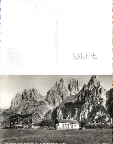 744728 Foto AK Filzmoos Dachstein Hofpürglhütte m. Bischofsmütze
