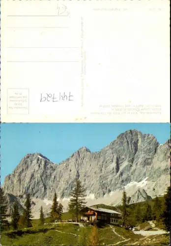 744729 Ramsau a. Dachstein Türlwandhütte geg. Dachstein Mitterspitz u. Torstein