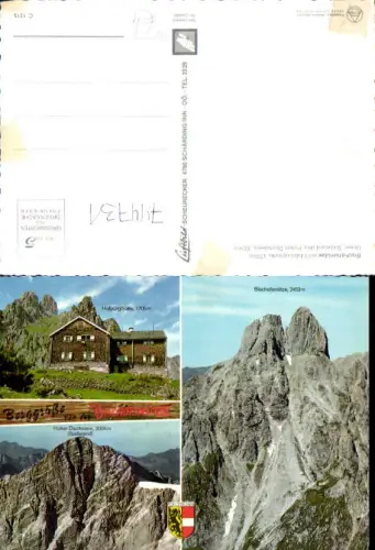 744731 Mehrbild AK Filzmoos Bischofsmütze mit Hofpürglhütte Südwand des Hohen Dachstein
