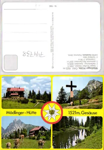744738 Mehrbild AK Mödlinger Hütte Gaishorn Johnsbach Großer Odstein Heldenkreuz