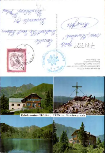 744739 Mehrbild AK Hohentauern Edelraute-Hütte mit Bösensteingruppe Rottenmanner-Tauern