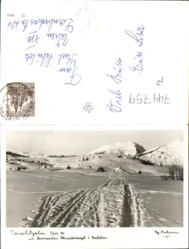 744759 Foto AK Bad Mitterndorf Tauplitzalm mit Lawinenstein im Winter pub Hubmann 361