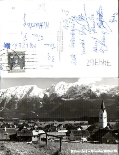 744762 Foto AK Bad Mitterndorf m. Grimming Kirche pub Helmut Kain 179