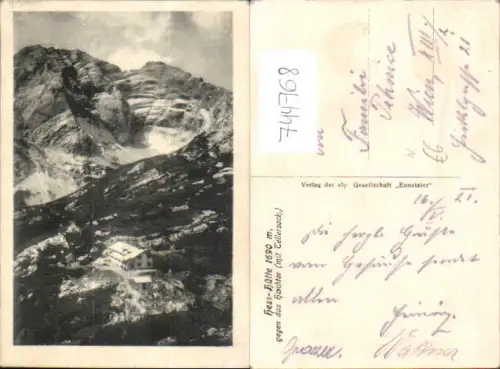 744768 Hesshütte geg. d. Hochtor Gesäuse Johnsbach