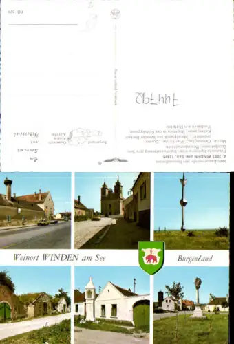 744792 Mehrbild AK Weiden a. See Pfarrkirche Bildstock Kellergasse Pestsäule