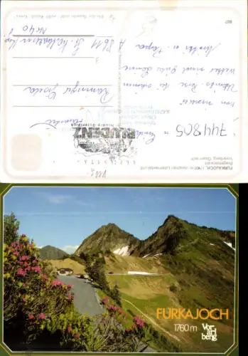 744805 Furkajoch zw. Laternsertal u. Bregenzerwald Laterns Damüls