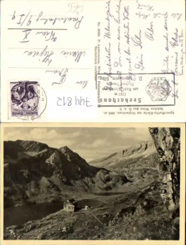 744812 Ignaz-Mattis-Hütte a. Giglachsee b. Schladming Stempel Seekarhaus