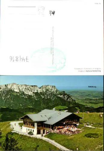 744816 Berchtesgaden Rossfeldschihütte m. Blick Untersberg Salzburg VW Käfer