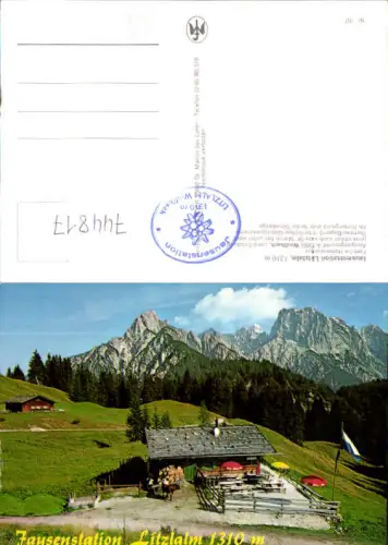 744817 Jausenstation Litzlalm Weißbach St Martin b. Lofer