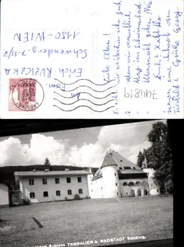 744819 Foto AK Bundesschulheim Schloss Tandalier b. Radstadt Salzburg