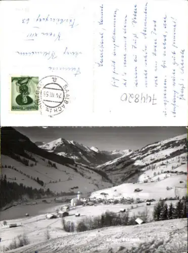744820 Foto AK Skidorf Saalbach Saalbach-Hinterglemm im Winter