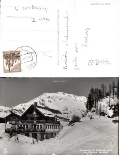 744822 Foto AK Felseralm Radstädter Tauern im Winter Obertauern pub Cosy 1170