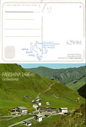 744827 Faschina im Großwalsertal geg. Damülser Berge
