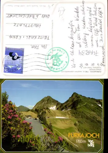 744834 Furkajoch Laterns Damüls Passhöhe