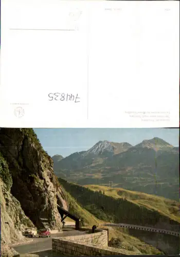 744835 Flexenstraße Arlberg Lech Zürs Stuben a. Arlberg VW Käfer Cabrio Mercedes