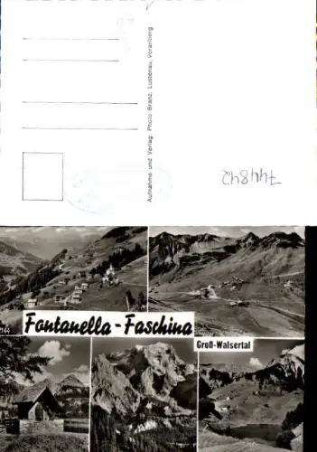 744842 Mehrbild AK Fontanella Faschina Groß-Walsertal