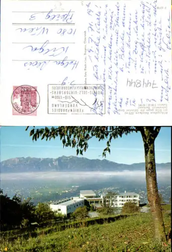 744844 Bildungshaus Batschuns Rankweil mit Blick geg. Schweizer Berge