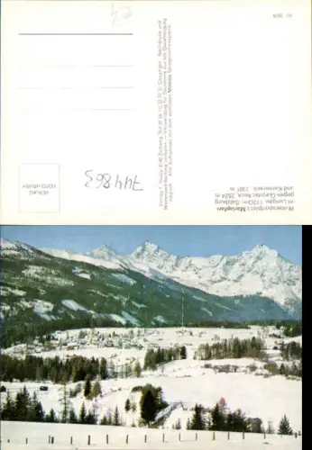 744863 Mariapfarr im Lungau im Winter geg. Gurpitscheck u. Karnereck