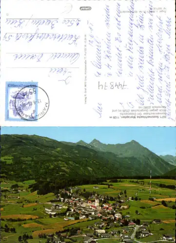 744874 Fliegeraufnahme Mariapfarr Blick geg. Gurpitschek u. Karnereck