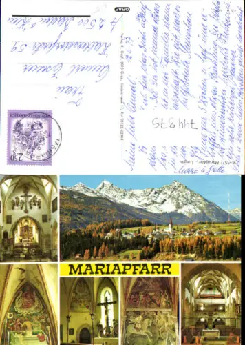 744875 Mehrbild AK Mariapfarr Lungau Kirche Inneres Altar Orgel Chor