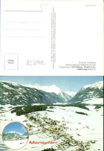 744878 Mehrbild AK Mariapfarr Fanningberg Weißriach Winteransichten