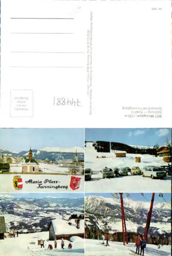 744881 Mehrbild AK Mariapfarr Fanningberg Wintersport Skilift VW Käfer