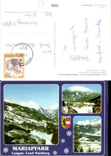 744885 Mehrbild AK Mariapfarr Fanningberg Lungau im Winter