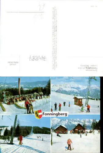 744887 Mehrbild AK Mariapfarr Fanningberg Lungau Wintersport Skilift