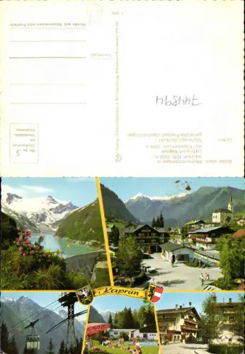 744894 Mehrbild AK Kaprun Mooserbodensperre Maiskogel-Seilbahn Freibad Gasthof Orgler