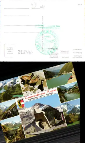 744898 Mehrbild AK Kaprun Tauernkraftwerk Heidenstein Denkmal Talsperre Limbergsperre