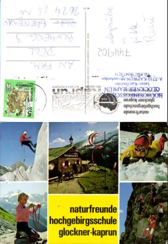 744902 Mehrbild AK Kaprun Hochgebirgsschule Bergsteigen Klettern Glockner