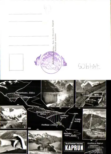 744905 Mehrbild AK Kaprun Tauernkraftwerke Mooserboden Krafthaus Limberg Schrägaufzug