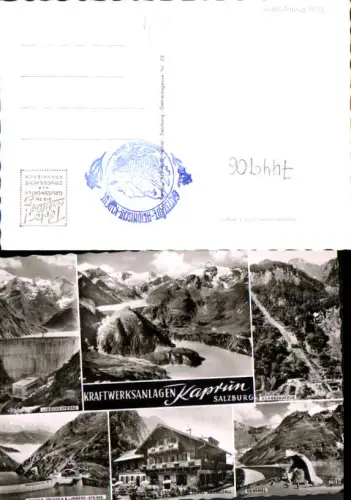 744906 Mehrbild AK Kaprun Kraftwerksanlagen Schrägaufzug Limbergsperre Denkmal