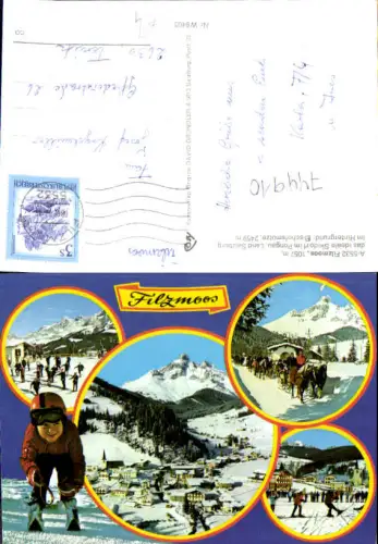 744910 Mehrbild AK Filzmoos m. Bischofsmütze Pferdeschlitten Wintersport