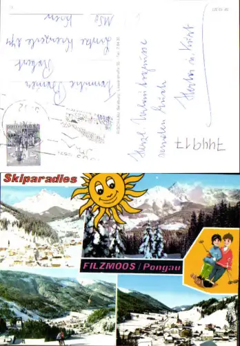 744917 Mehrbild AK Filzmoos im Pongau Wintersport Skilift
