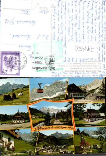 744920 Mehrbild AKFilzmoos Hachau Ramsau a. Dachstein Seilbahn Schaidlhof Bachl-Alm
