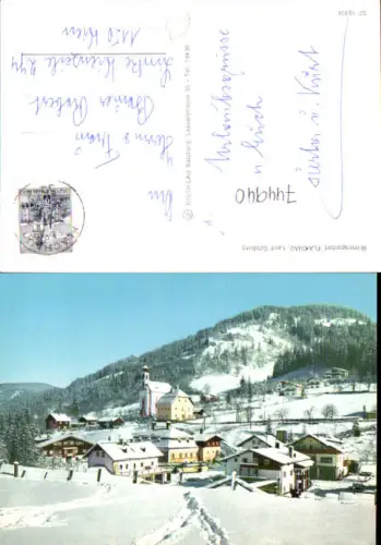 744940 Flachau im Winter mit Kirche