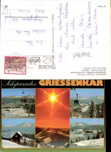 744941 Mehrbild AK Griessenkar Flachau Wintersport Seilbahn Gondel Sessellift